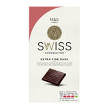 M&S 72% cocoa dark chocolate 125g, imported from the UK
