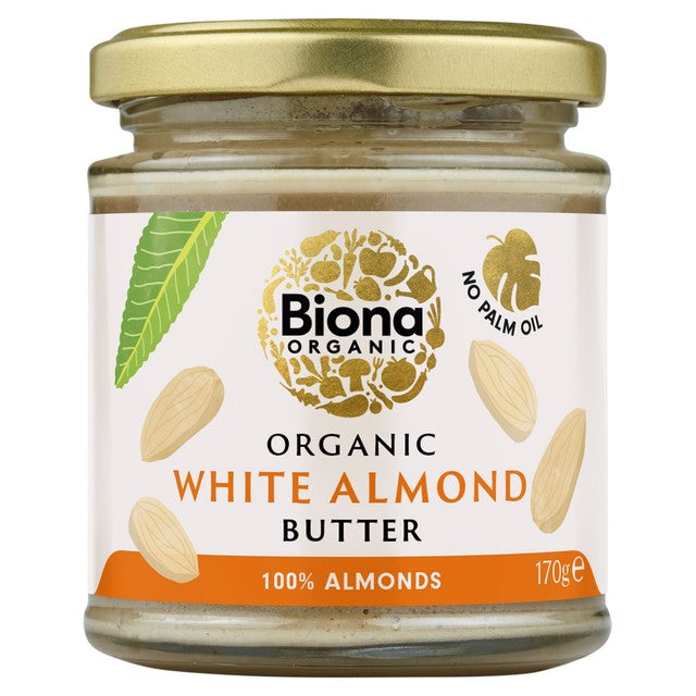 Biona white almond butter 170g - British product