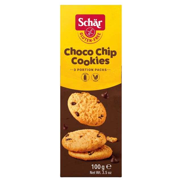 Schar choco chip cookies 100g (British brand)