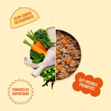 Marleybones wet dog food chicken and superfoods 390g, imported from the UK