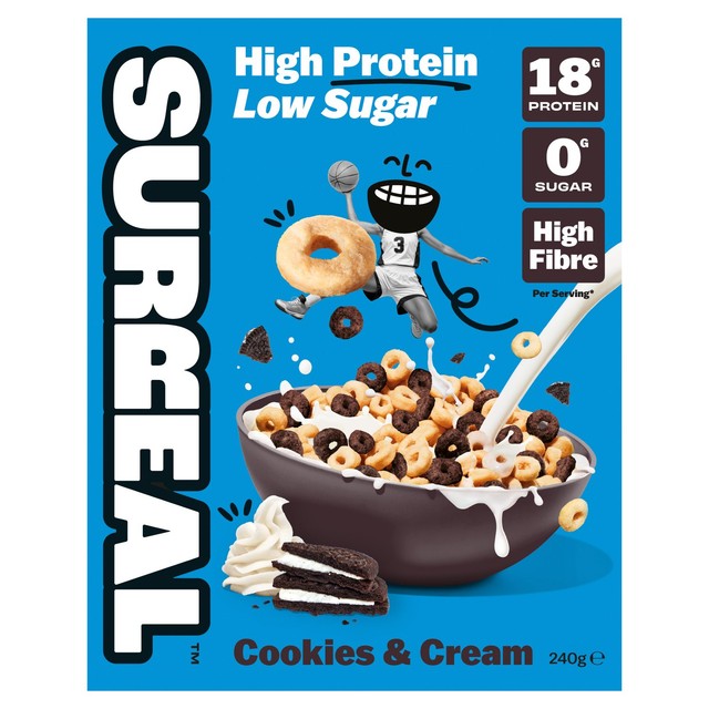 Surreal cookies and cream cereal 240g (British brand)