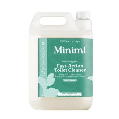 M&S Miniml Toilet Cleaner Spearmint & Peppermint Eco-Friendly Gel 5L- Buy online at McGrocer
