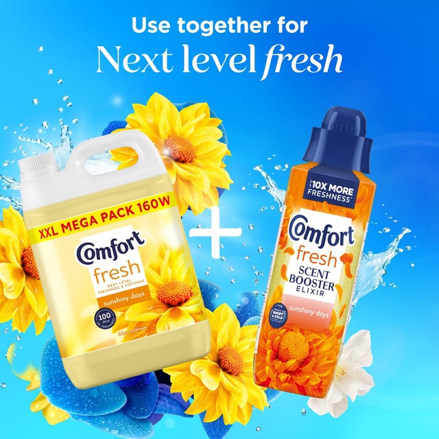 Comfort Sunshiny Days fabric conditioner 4800ml - British product