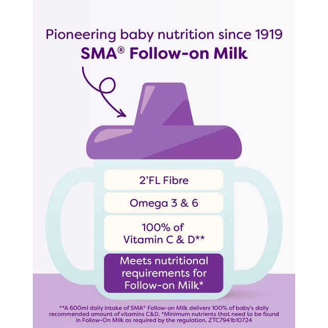 SMA Pro 2 follow-on milk ready to use 200ml (British brand)