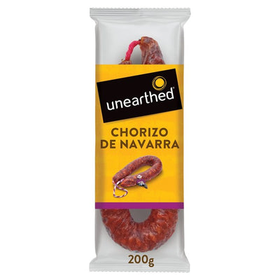 M&S Unearthed Rich & Spicy Chorizo Ring Dry Cured Pork Sausage 200g- Buy online at McGrocer