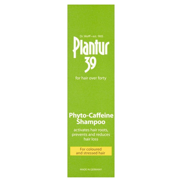 Plantur39 shampoo for coloured and stressed hair 250ml, imported from the UK