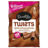 Darrell Lea milk chocolate liquorice twists 200g - British product
