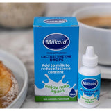 Milkaid lactase enzyme drops 15ml, imported from the UK