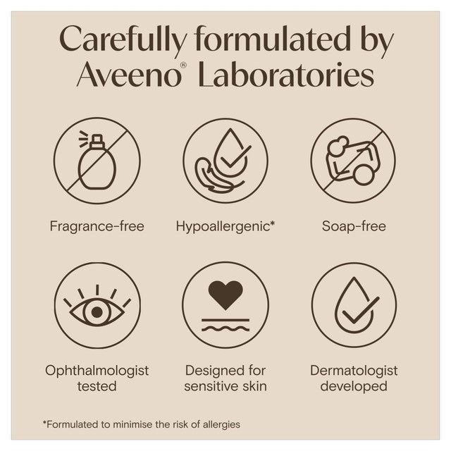 Aveeno foaming cleanser for sensitive skin 200ml - British product