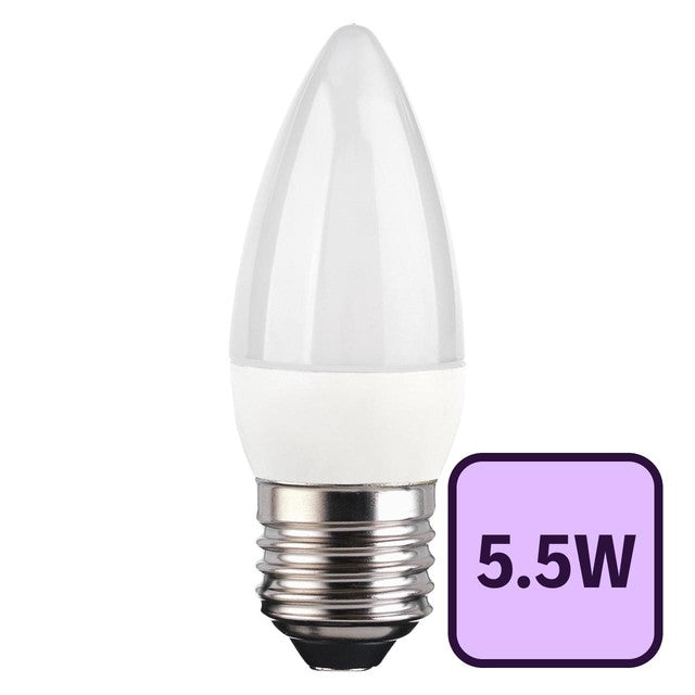 TCP LED candle 5.5W E27 daylight - British product