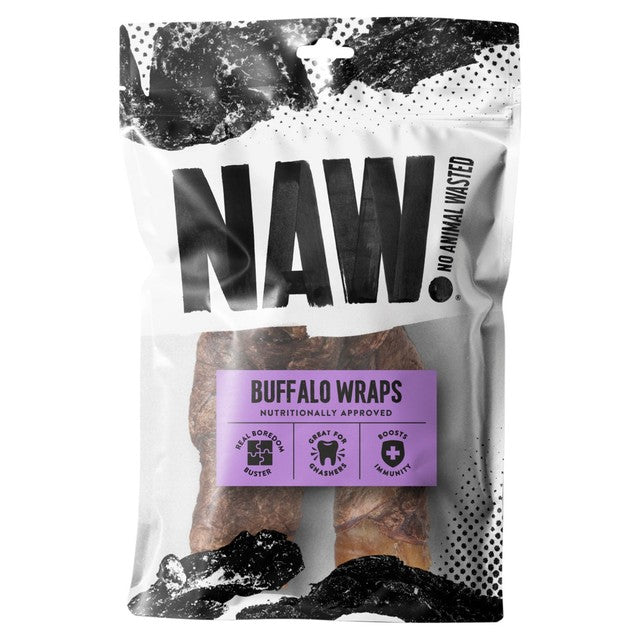 NAW buffalo wraps dog treats 2 pack - British product