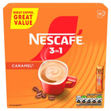 Nescafe Caramel instant coffee mix 12 packets - British product