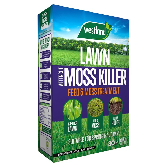 Westland Aftercut Moss Killer 80m2 Box (British brand)