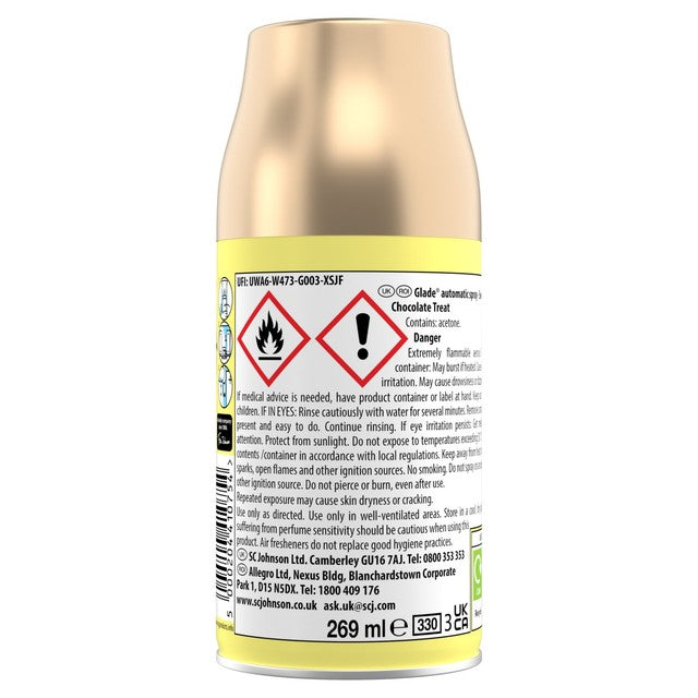 Glade automatic spray refill Sweet Chocolate Treat 269ml, UK version