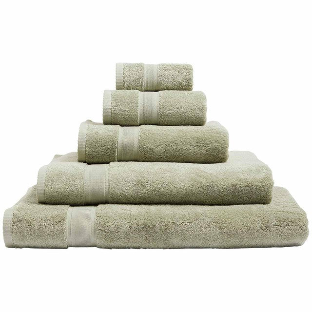 M&S pure cotton bath sheet Sage Green, imported from the UK