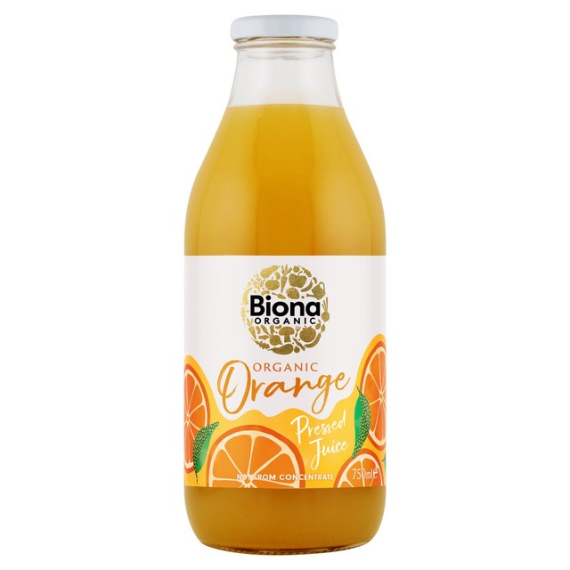 Biona organic pressed orange juice 750ml - British product