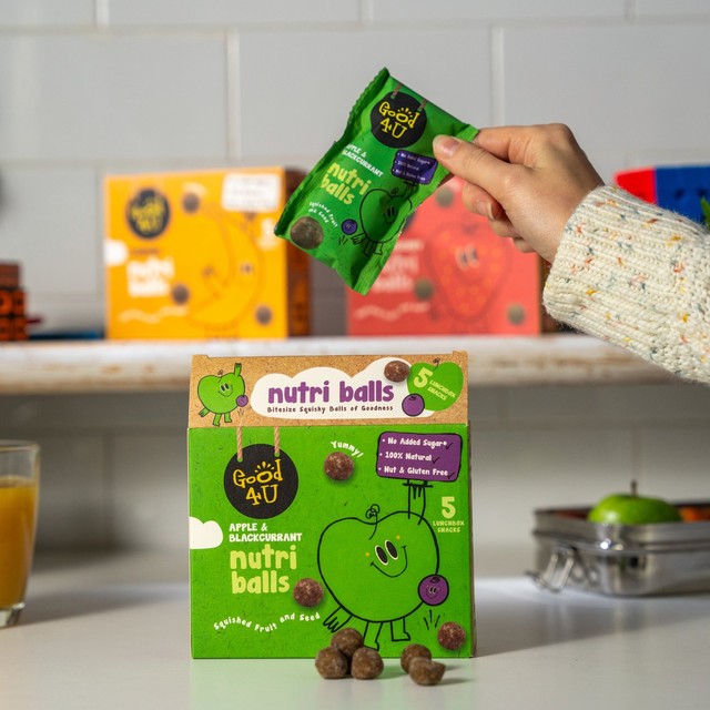 Good4U Nutri Balls Apple and Blackcurrant 5 x 20g multipack, UK version