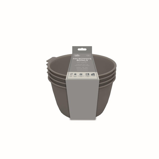 Cooke & Miller microwave bowls 4-pack, imported from the UK
