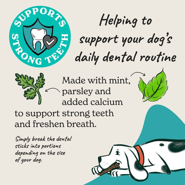Forthglade Natural Grain-Free Plant-Based Dental Sticks 20 per pack - British product