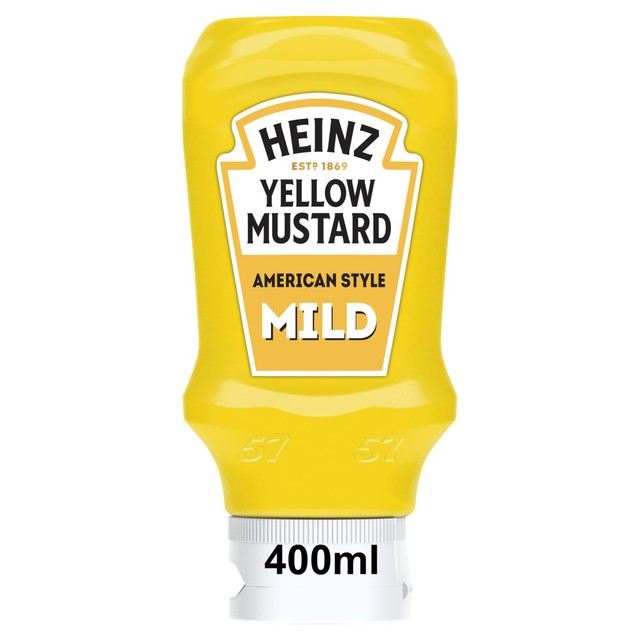Heinz American Style Yellow Mustard Mild 400ml, UK version