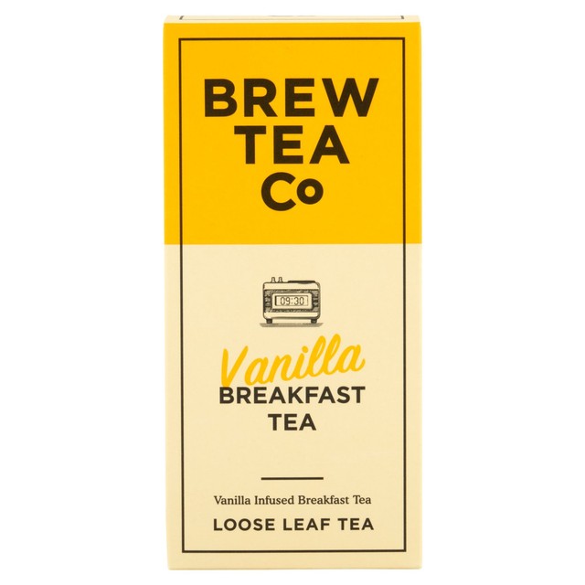 Brew Tea Co Twisted Breakfast Vanilla loose leaf tea 113g - British product