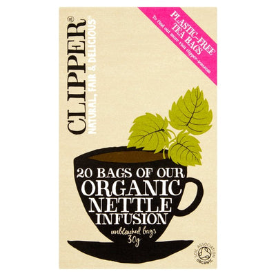 M&S Clipper Organic Nettle Herbal Tea Bags 20 Pack- Buy online at McGrocer