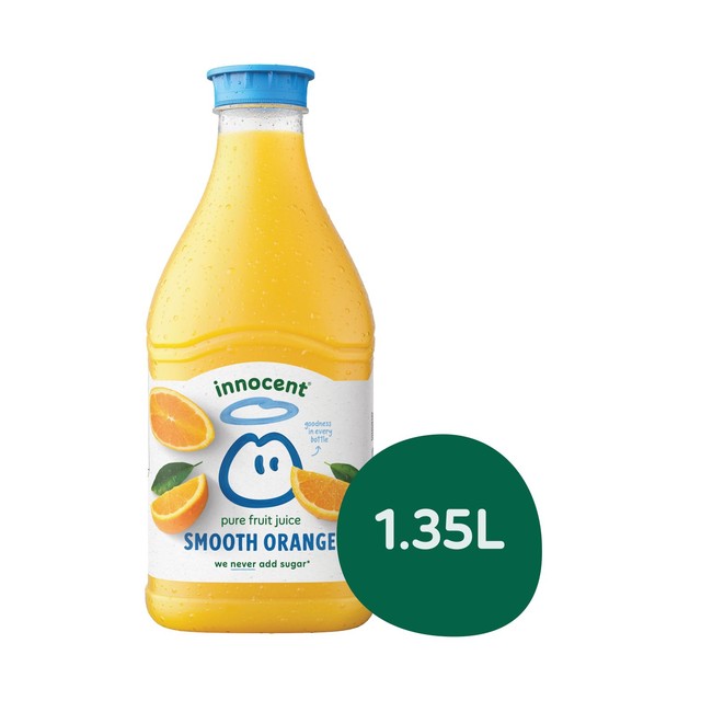 Innocent orange juice smooth 1.35L, UK version
