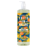 Faith In Nature body wash grapefruit orange 1L - British product