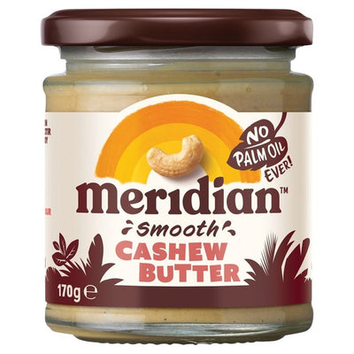Meridian Glatt Cashewnøttsmør Nøttesmør 170 g