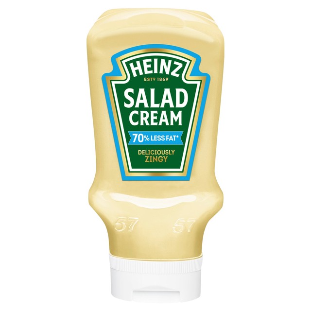 Heinz light salad cream 70% less fat 415g, UK version