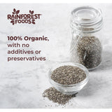Rainforest Foods Organic Chia Seeds 300g, imported from the UK