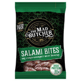 The Mad Butcher salami bites dry cured pork snack (British brand)