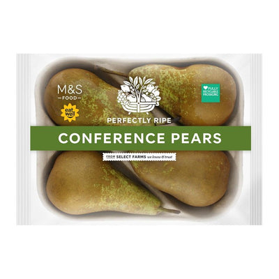 M&S Konferenzbirnen perfekt reife frische Birnen 4er-Pack