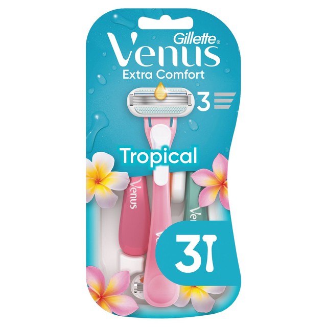 Gillette Venus Tropical women's disposable razors, UK version