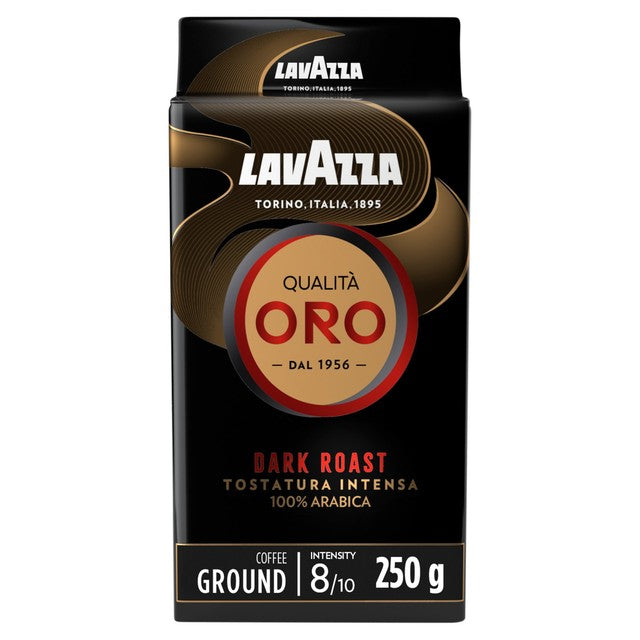 Lavazza Qualita Oro dark roast ground coffee - British product