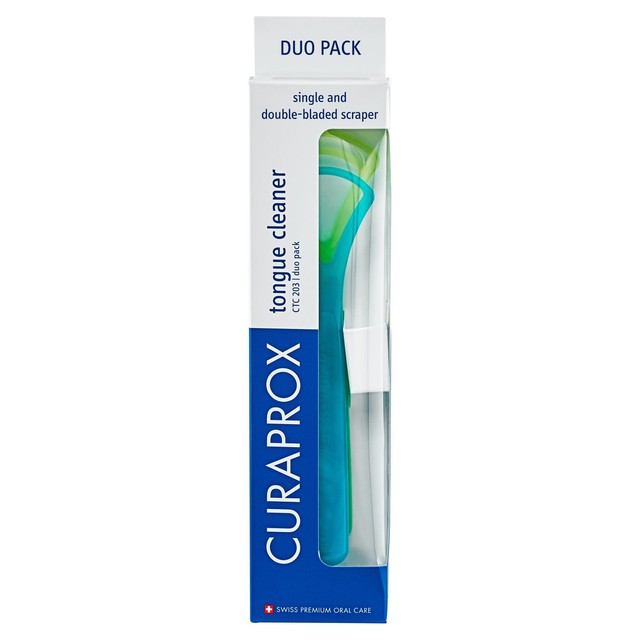 Curaprox tongue cleaner duo pack, UK version
