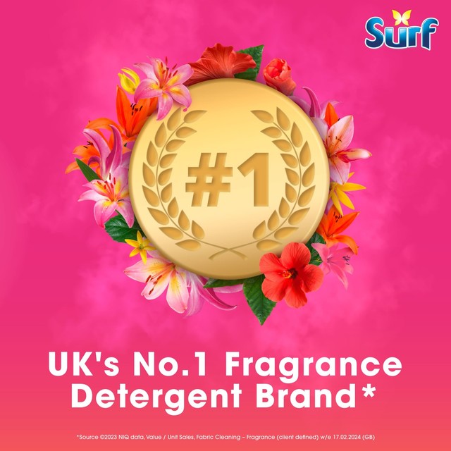 Surf laundry detergent Tropical Lily 648ml (British brand)