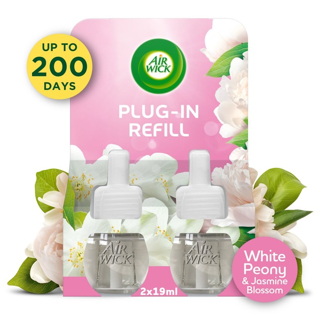 Airwick White Peony and Jasmine twin refill, UK version