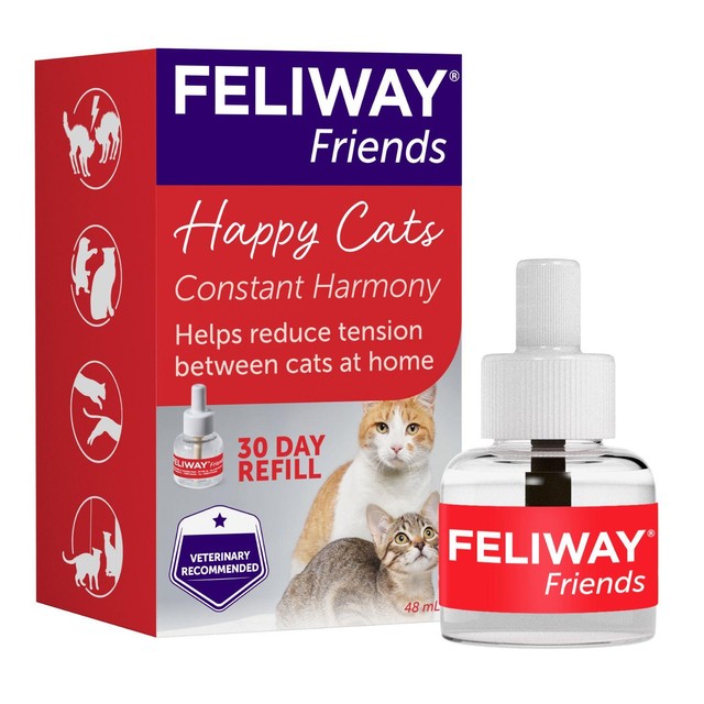 Feliway cat calming diffuser refill 48ml for multi-cat homes (British brand)
