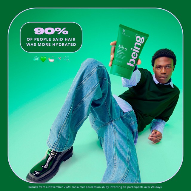 Being Max Moisture Intense Moisturising Shampoo, UK version