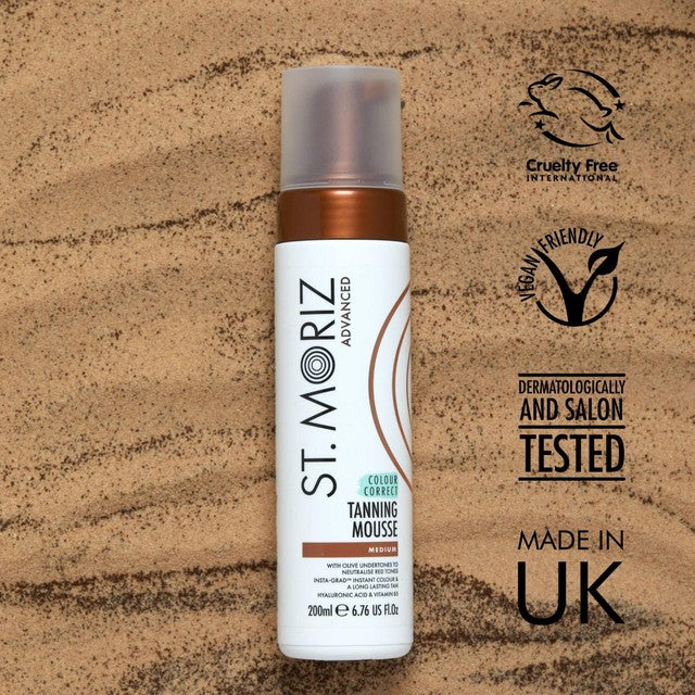 St Moriz tanning mousse medium 200ml (British brand)