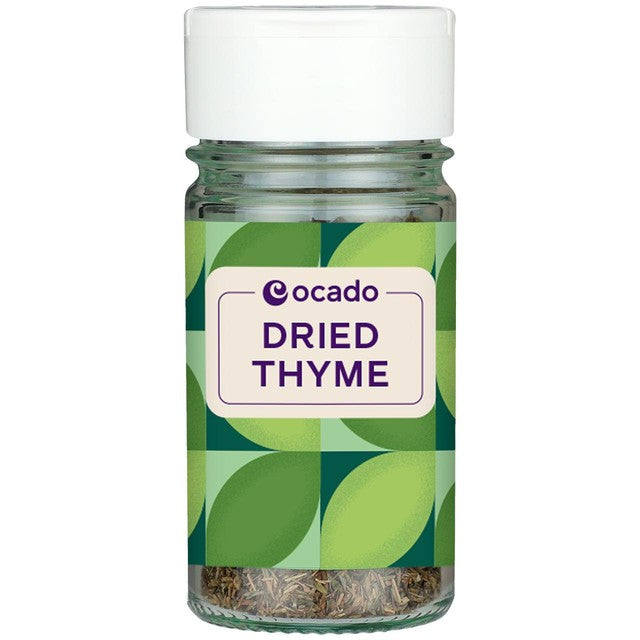 Ocado dried thyme 16g, imported from the UK