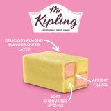 Mr Kipling Battenberg Cake Pack of 8, imported from the UK