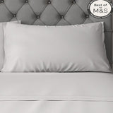 M&S Tencel pillowcases light grey one size, imported from the UK