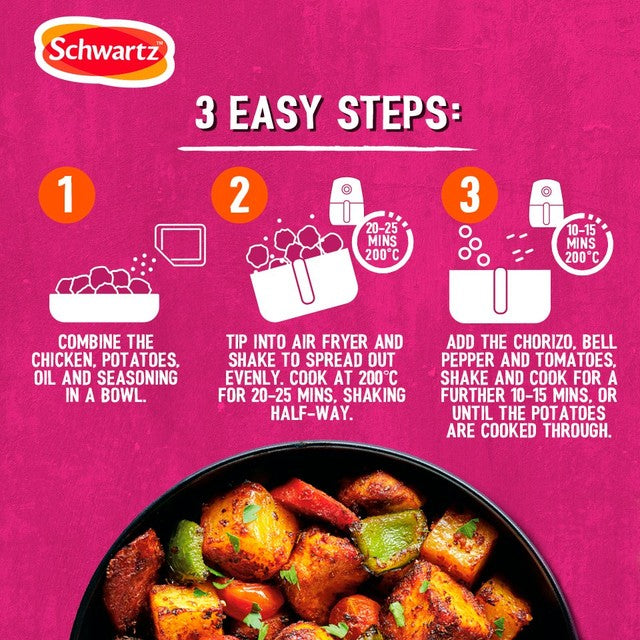 Schwartz chorizo chicken recipe mix 30g (British brand)
