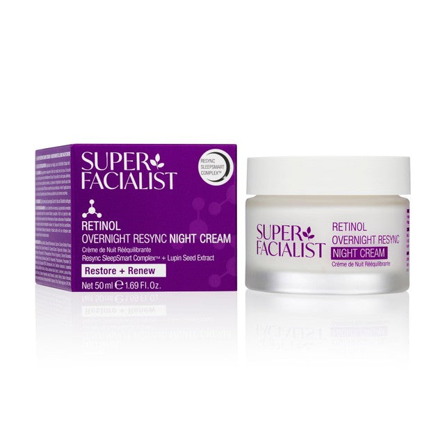Super Facialist Retinol SleepSmart Night Cream 50ml (British brand)