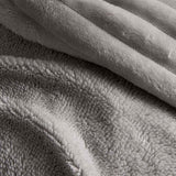 M&S cloud fleece super king bedset in grey (British brand)