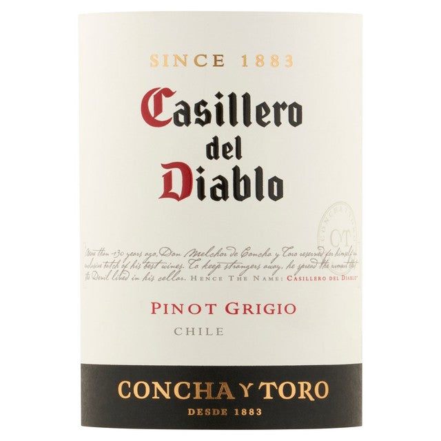 Casillero del Diablo Pinot Grigio 75cl - British product