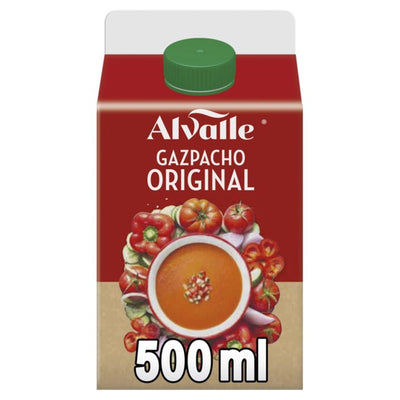Soupe de légumes originale gazpacho Alvalle réfrigérée 500ml