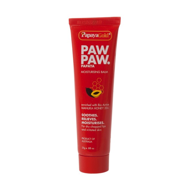 PapayaGold Paw Paw Manuka Honey Moisturising Balm 25g, imported from the UK